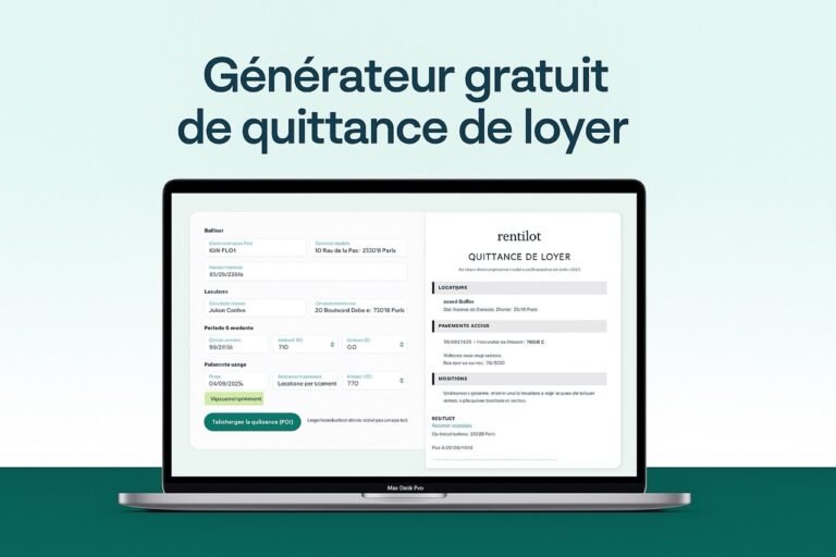 Comment faire une quittance de loyer en ligne ? (guide pratique 2026)